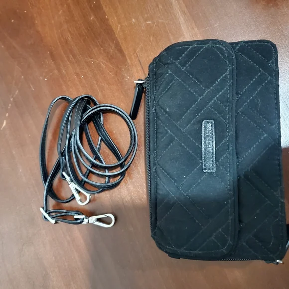 Vera Bradley Black Crossbody Bag - Picture 2 of 3